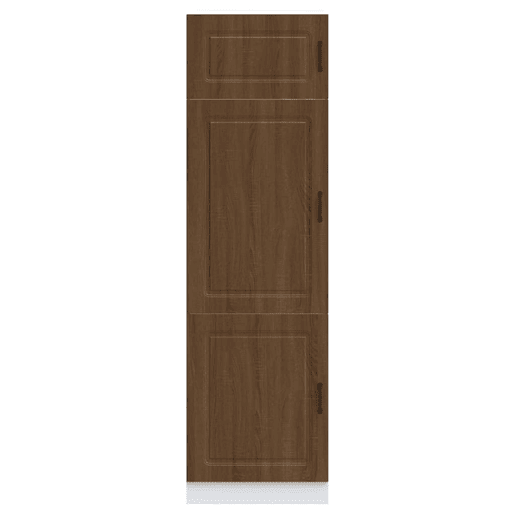 Armário de cozinha - Cozinha modular derivados madeira carvalho castanho