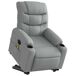 Sillón de masaje eléctrico reclinable Sillón de masaje eléctrico reclinable Gris Claro