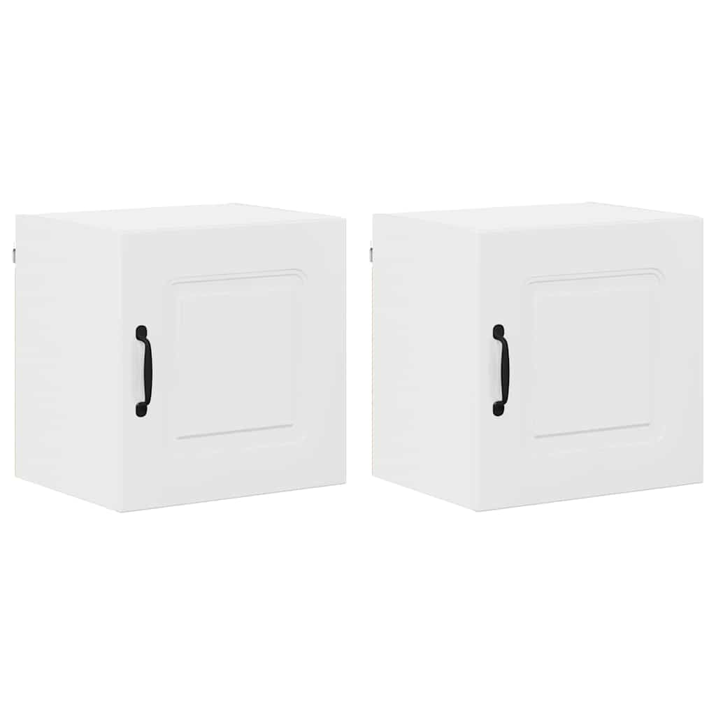 Juego de muebles de cocina - Armarios de pared 40 Blanco Brillo