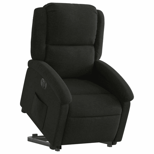 Poltrona reclinável - Poltrona relax elétrica tecido preto