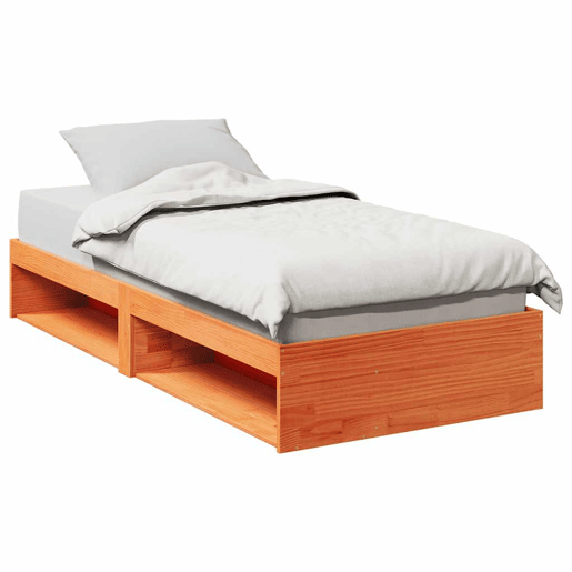 Sofá-cama, Sofá conversível sem colchão 90x190 cm pinho maciço castanho-mel