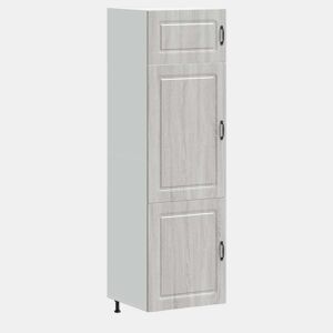 Armário de cozinha - Cozinha modular derivados de madeira cinzento sonoma