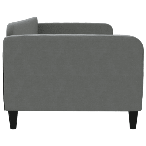 Sofá-cama, Sofá conversível 90x200 cm tecido cinzento-escuro Sofá-cama, Sofá conversível 90x200 cm tecido cinzento-escuro