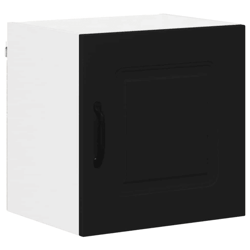 Lote de 2 Armários de cozinha suspendidos - Cozinha modular Colgantes Preto 40 x 31 x 40 cm