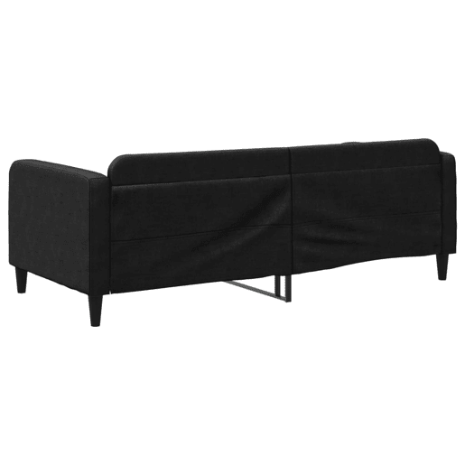 Sofá-cama, Sofá conversível 90x200 cm tecido preto