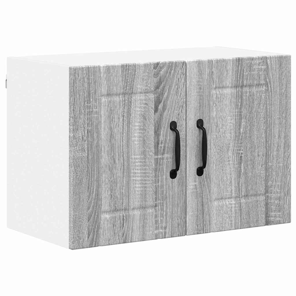 Armario de cocina de pared - Mueble cocina 60 Roble/ Gris