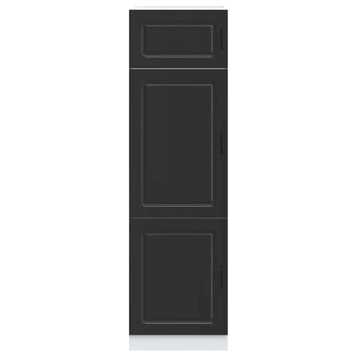 Armário de cozinha - Cozinha modular derivados de madeira preto