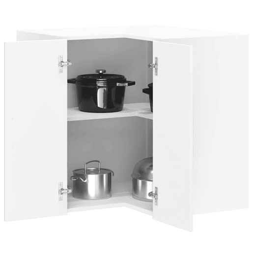 Armário suspenso de canto para cozinha - Cozinha modular Porto derivados de madeira