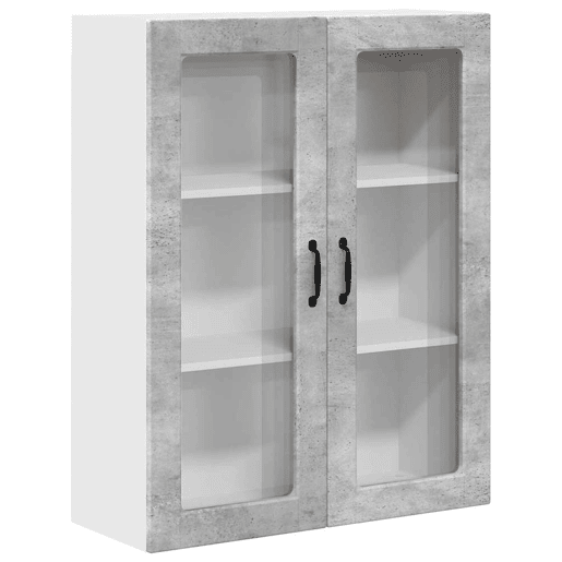 Armário de cozinha suspenso - armario de cocina colgante com porta Cinzento 80 x 31 x 100 cm