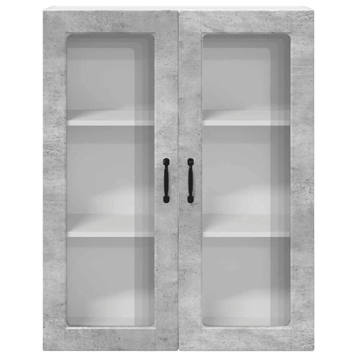 Armário de cozinha suspenso - armario de cocina colgante com porta Cinzento 80 x 31 x 100 cm