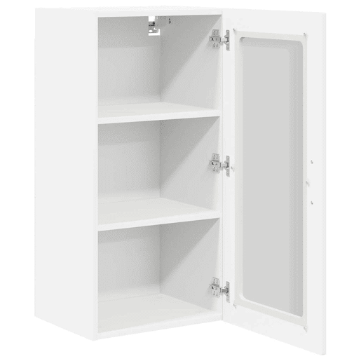 Lote de 2 Armários de cozinha suspendidos - Cozinha modular Colgantes Branco 40 x 31 x 80 cm