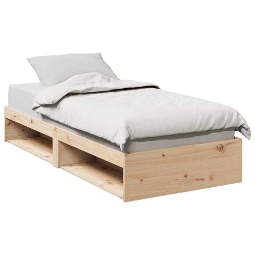 Sofá-cama, Sofá conversível sem colchão 90x190 cm madeira de pinho maciça