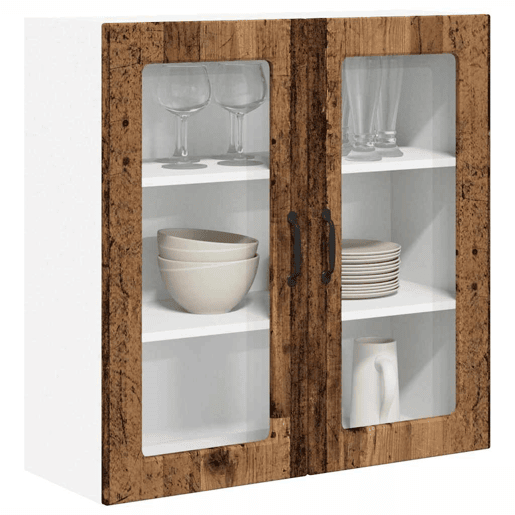 Armário de cozinha suspenso - armario de cocina colgante Madeira Antiga 80 x 31 x 80 cm