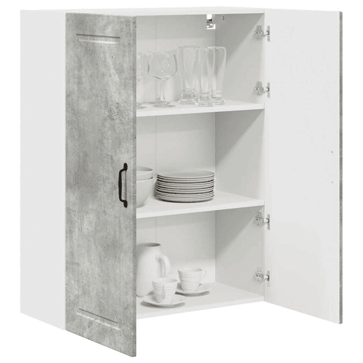 Armário de cozinha suspenso - armario de cocina colgante com porta Cinzento 80 x 31 x 100 cm