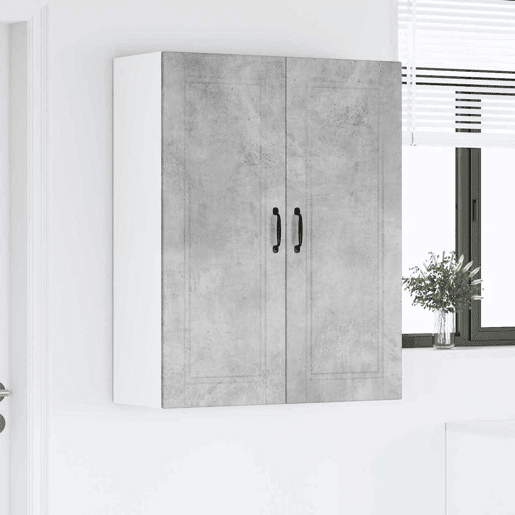 Armário de cozinha suspenso - armario de cocina colgante com porta Cinzento 80 x 31 x 100 cm