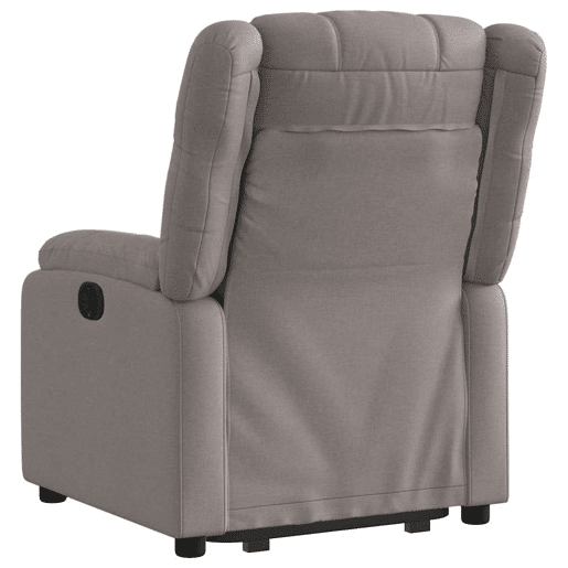 Poltrona reclinável - Poltrona relax elétrica cinza-acastanhado
