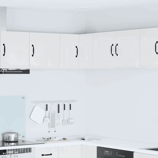Armário de cozinha suspenso - armario de cocina colgante Branco Brilhante 57 x 57 x 40 cm