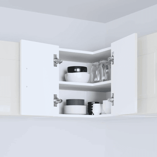 Armário de cozinha suspenso - armario de cocina colgante Branco Brilhante 57 x 57 x 40 cm