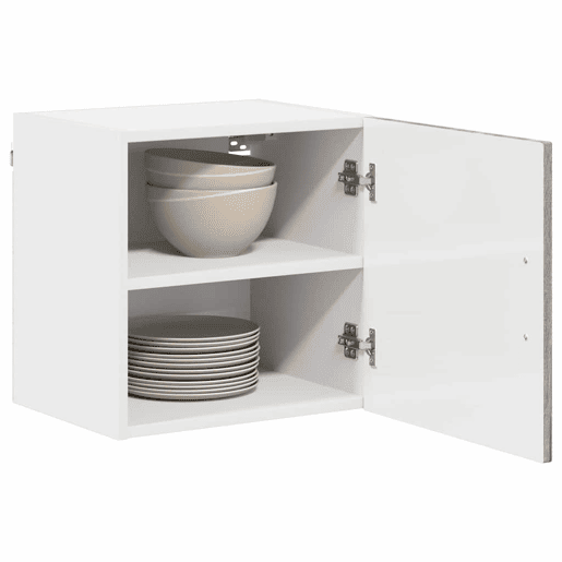 Lote de 2 Armários de cozinha suspendidos - Cozinha modular Colgantes Cinza Sonoma 40 x 31 x 40 cm
