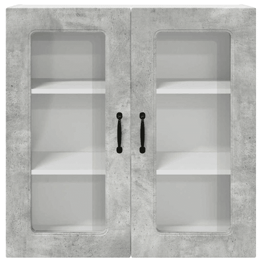 Armário de cozinha suspenso - armario de cocina colgante com porta Cinzento 80 x 31 x 80 cm