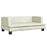 Sofá infantil, Sofá para criança 80x45x30 cm veludo cor creme