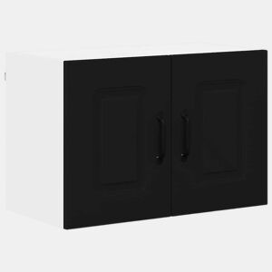 Armário de cozinha suspenso - armario de cocina colgante com porta Preto 60 x 31 x 40 cm