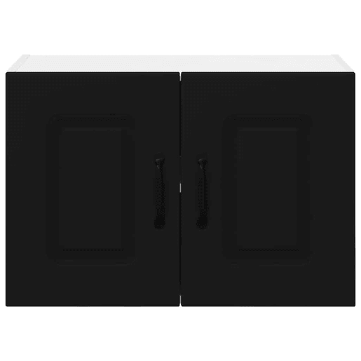 Armário de cozinha suspenso - armario de cocina colgante com porta Preto 60 x 31 x 40 cm