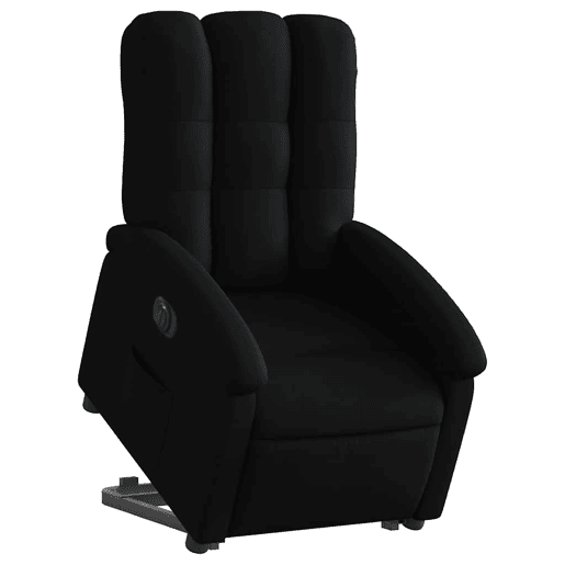 Poltrona reclinável - Poltrona relax elétrica tecido preto