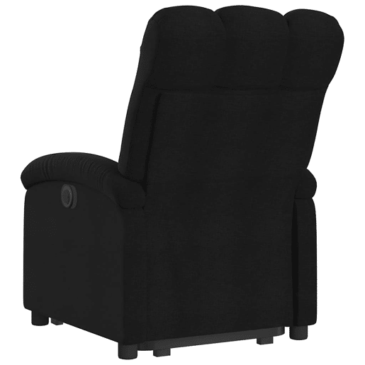 Poltrona reclinável - Poltrona relax elétrica tecido preto