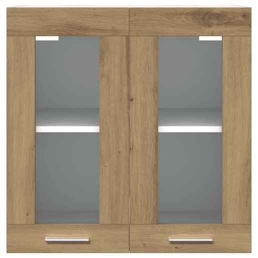 Armário parede para cozinha - Cozinha modular com porta vidro