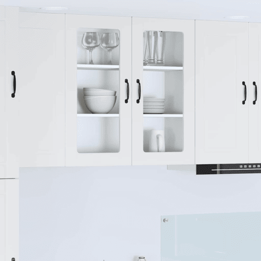 Armário de cozinha suspenso - armario de cocina colgante Branco Brilhante 80 x 31 x 80 cm