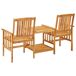 Conjunto de Sillas y mesita de jardín - Muebles de jardín Conjunto de Sillas y mesita de jardín - Muebles de jardín Antracita