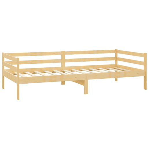 Sofá-cama, Sofá conversível com colchão 90x200 cm pinho maciço