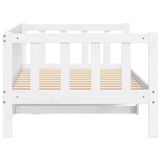 Sofá-cama, Sofá conversível 90x200 cm madeira de pinho maciça branco
