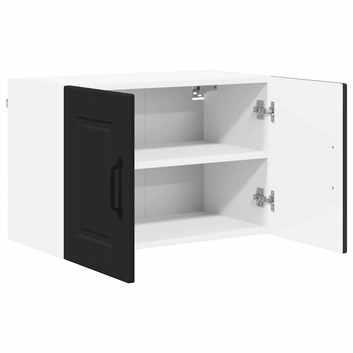 Armário de cozinha suspenso - armario de cocina colgante com porta Preto 60 x 31 x 40 cm