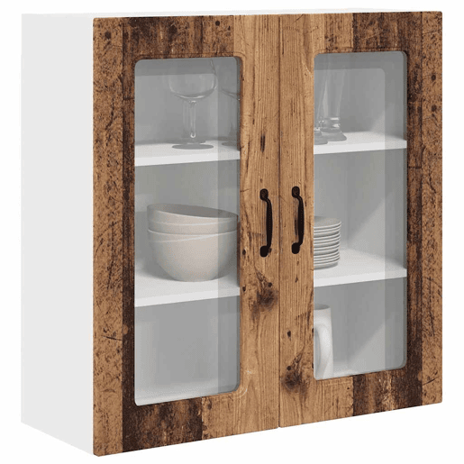 Armário de cozinha suspenso - armario de cocina colgante Madeira Antiga 80 x 31 x 80 cm