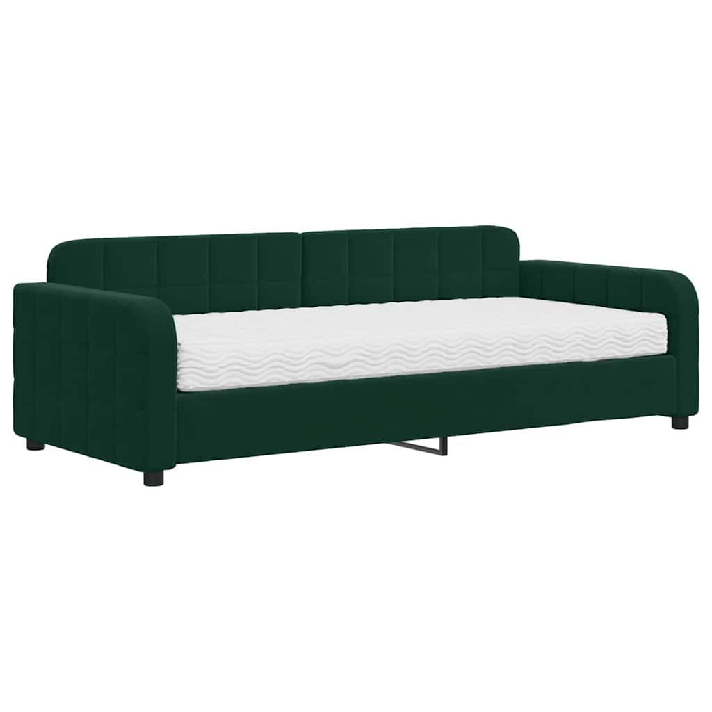 Sofá Cama - Sofá convertible Verde Oscuro