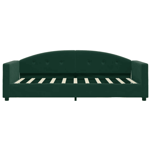 Sofá-cama, Sofá conversível 80x200 cm veludo verde-escuro Sofá-cama, Sofá conversível 80x200 cm veludo verde-escuro