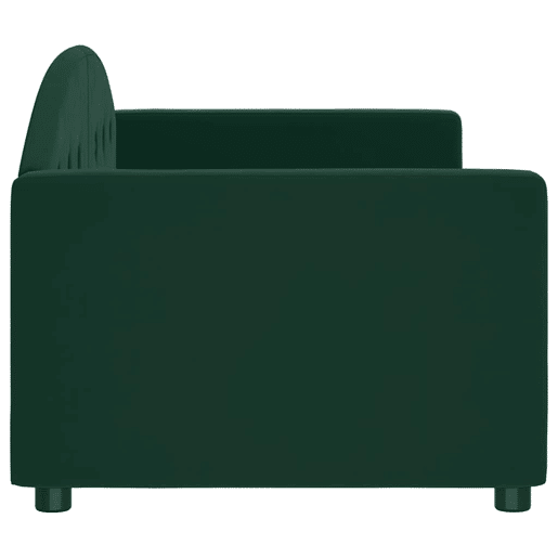 Sofá-cama, Sofá conversível 80x200 cm veludo verde-escuro Sofá-cama, Sofá conversível 80x200 cm veludo verde-escuro