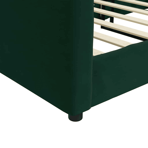 Sofá-cama, Sofá conversível 80x200 cm veludo verde-escuro Sofá-cama, Sofá conversível 80x200 cm veludo verde-escuro