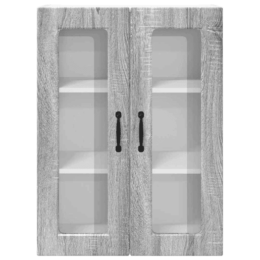 Armário de cozinha suspenso - armario de cocina colgante Cinza Sonoma 60 x 31 x 80 cm