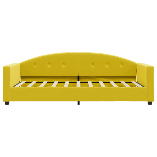 Sofá-cama, Sofá conversível 80x200 cm veludo amarelo Sofá-cama, Sofá conversível 80x200 cm veludo amarelo