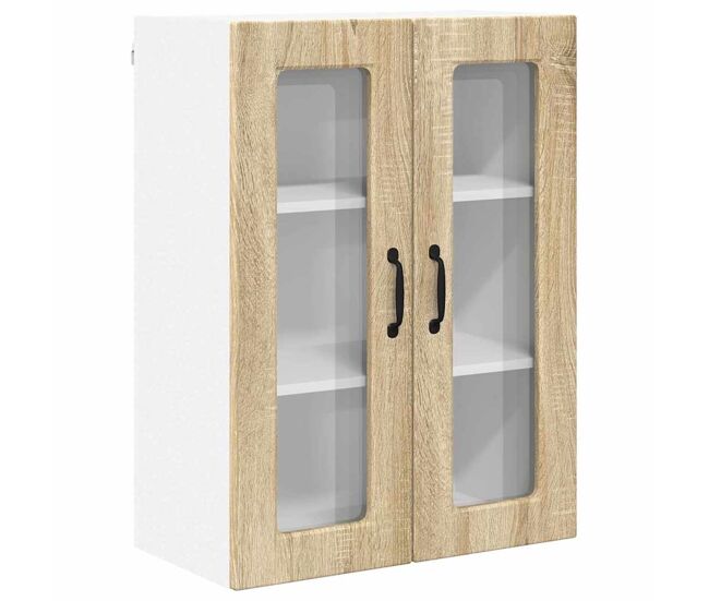 Armario de cocina de pared - mueble cocina con puerta roble sonoma 60 x 31 x 80 cm