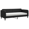 Sofá-cama, Sofá conversível com colchão 80x200 cm tecido preto