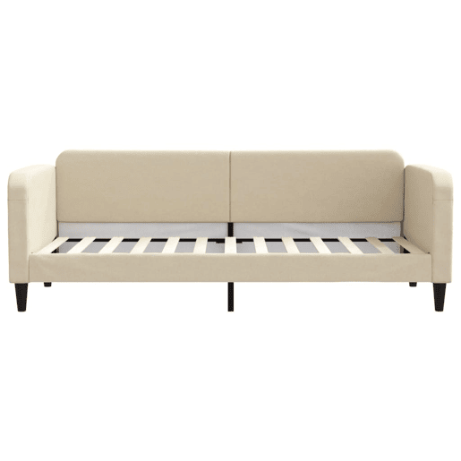 Sofá-cama, Sofá conversível com colchão 80x200 cm tecido cor creme