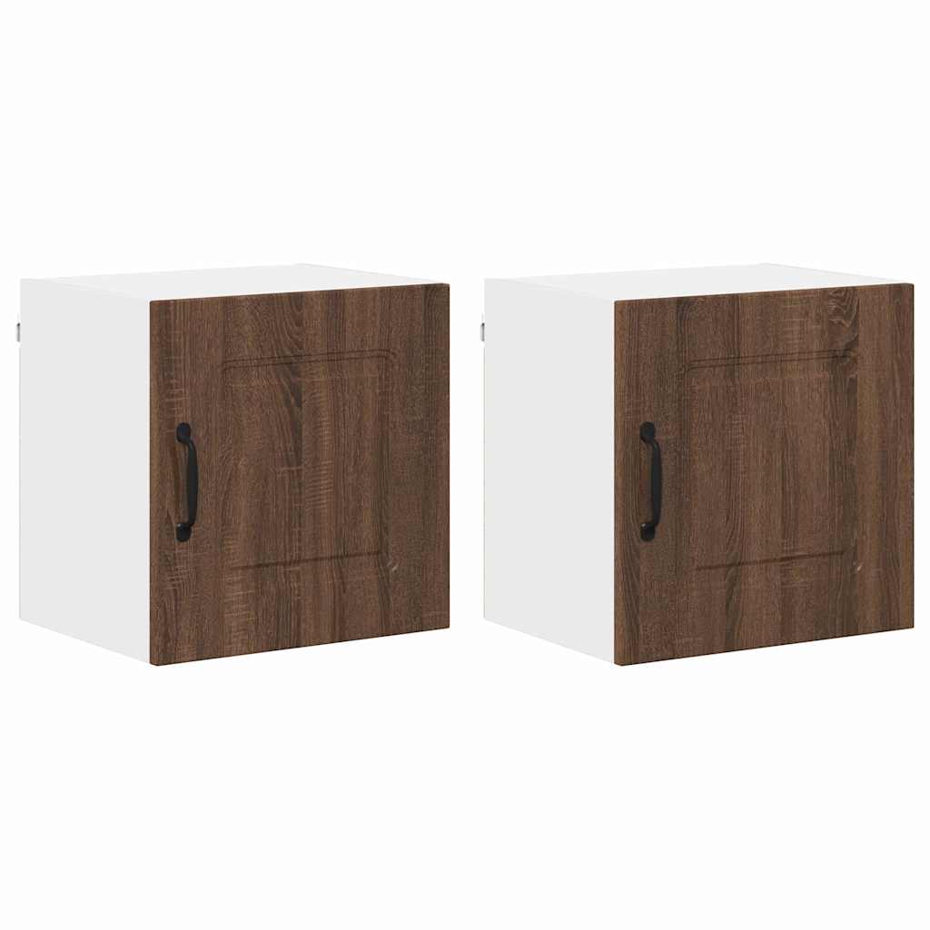 Juego de muebles de cocina - Armarios de pared 40 Roble