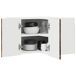Armario de cocina de pared - Mueble cocina 57 Armario de cocina de pared - Mueble cocina 57 Blanco Brillo