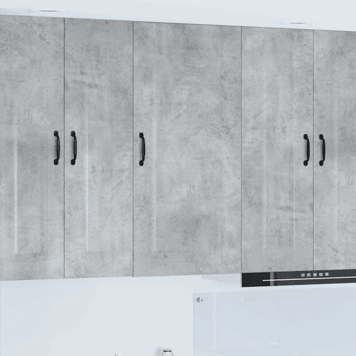 Armário de cozinha suspenso - armario de cocina colgante com porta Cinzento 50 x 31 x 100 cm