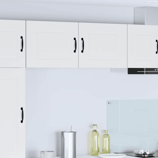 Lote de 2 Armários de cozinha suspendidos - Cozinha modular Colgantes Branco 50 x 31 x 40 cm
