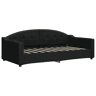 Sofá-cama, Sofá conversível 90x190 cm tecido preto